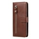 thumbnail image 1 of Funda con Cremallera para Motorola Edge 20 PRO, Carcasa Cartera de Cuero PU con Soporte y Tarjetero, 1 of 6