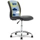 thumbnail image 1 of Silla de trabajo Serta Essential sin brazos con ruedas y respaldo de malla negra, 1 of 9