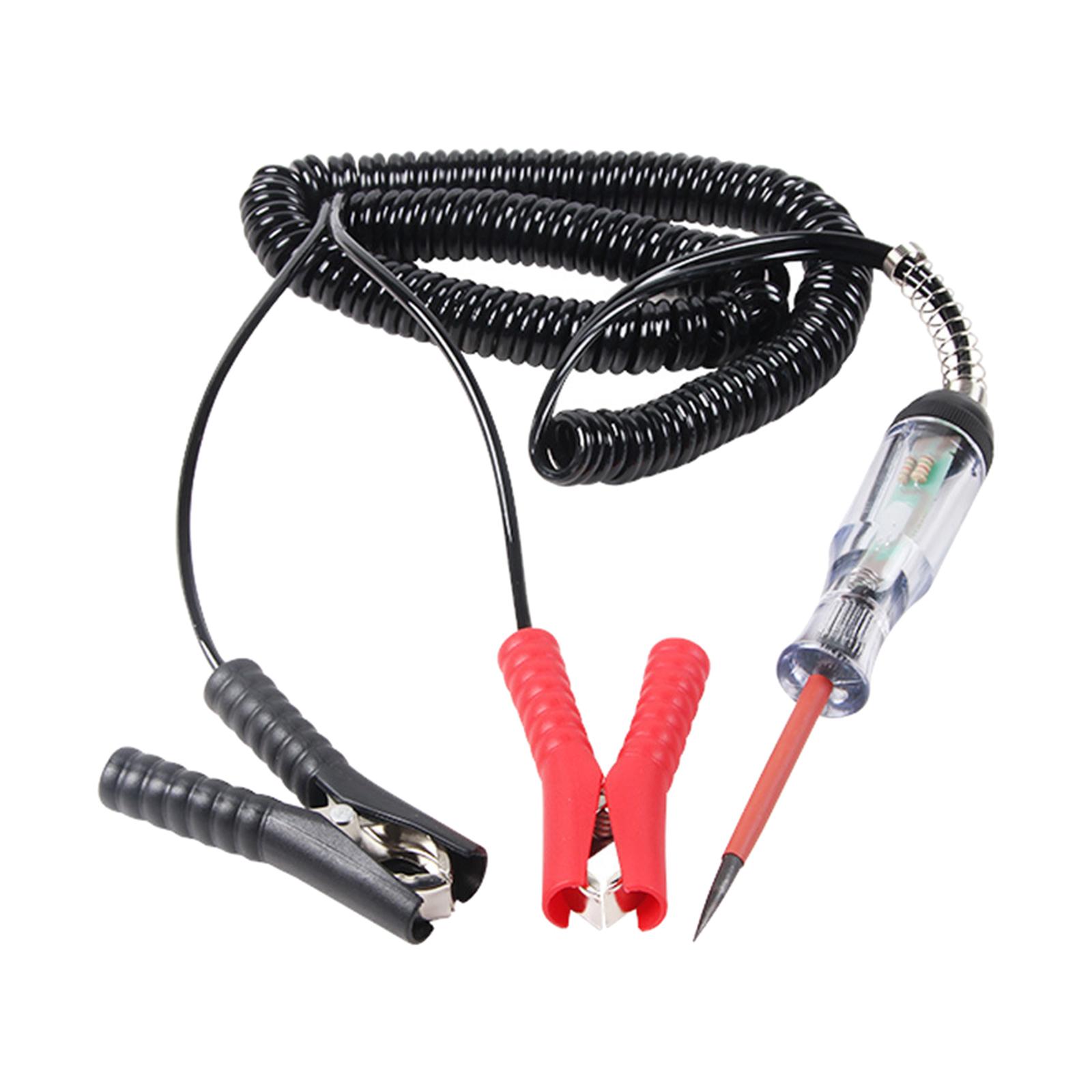 Ioensy - Herramienta De Sistema Eléctrico De Probador De Circuito Automotriz Con Cable De Resorte Extendido