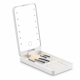 thumbnail image 1 of Espejo De Maquillaje Plegable Con 12 Luces Led Y Aumento Blanco, 1 of 5