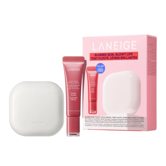 Set LANEIGE Piel Difuminada y Labios Brillantes Duo K-Beauty