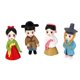 thumbnail image 1 of Figurita Taotenish Coreana de Enamorados Miniatura 4 piezas 4 cm, 1 of 5
