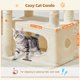 thumbnail image 3 of Cat Tree Taoqimiao MS029SM para gatos de interior con 98 cm de altura, 3 of 8