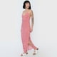 thumbnail image 4 of Vestido Mujer Largo Escote V Animal Print Rojo Corona, 4 of 5