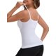 thumbnail image 3 of INSPIRE CHIC Camisola sin costuras para mujer con control de abdomen y sujetador incorporado, ajuste delgado, camiseta moldeadora de cuerpo, XXL, blanco, 3 of 6