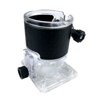 Magideal - Recortadora De Carpintería, Base De Enrutador, Plantilla De Embutir, Herramienta Eléctrica, Máquina De Corte Eléctrica Práctica Y Estable, Cubierta Tr