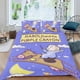 thumbnail image 2 of Harold y el Lápiz Morado Conjunto de sábanas temático, trío de piezas, cómodo y amigable con la piel, diseño único, regalo de decoración para el hogar para familiares, amigos y fans,173cm *218cm, 2 of 6