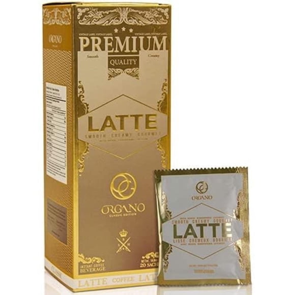 Café ORGANO Café Latte 20 sobres con Ganoderma orgánico