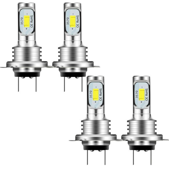 Bombilla LED H7 Edearkar 80W 6000K Pack de 4