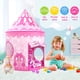 thumbnail image 2 of Tienda de campaña Princess GeerWest de 3 piezas con piscina de bolas y túnel de rastreo para niñas, 2 of 6