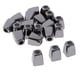 thumbnail image 3 of 20pcs Cierre De Cremallera De Metal Tapones De Campana Sin Tapa Cierre De Cable Negro, 3 of 5