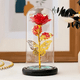 thumbnail image 3 of Rosa eterna roja cúpula vidrio mariposa led, 3 of 3