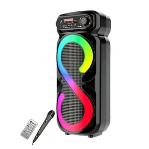 Disparo - Altavoz Parlante Portatil Fm Inalámbrica Bluetooth 8 Pulgadas