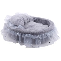 Ioensy - Lindas Camas Para Gatos De Princesa Para Gatos De Interior, Cama Para Dormir Duradera Antideslizante Para Gatitos L