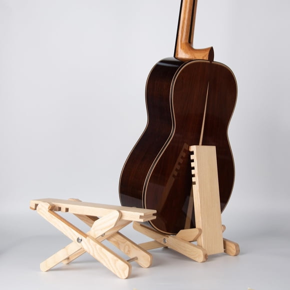 Soporte multifuncional para guitarra SPIKE, taburete dos en uno