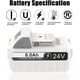 thumbnail image 5 of Batería 24V 2x 7.0Ah Compatible para Snow*Joe, Sun*Joe iON+ Batteries, para Batería 24VBAT-LTX 24VBAT-LTW 24VBAT-LTE 24VBAT-XR, 5 of 6