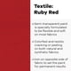 thumbnail image 2 of Pintura Textil Jacquard Ruby Red 236 ml Lavable, 2 of 3