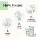thumbnail image 3 of Recambio de gel purificador de aire Azuna totalmente natural para eliminar olores, 350 ml, 3 of 8