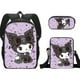 thumbnail image 1 of Kuromi Backpacks Teens Waterproof Bookbag for High School Girls Boys School Bag Anime Kawaii Cartoon School Bag Mochila, 1 of 3