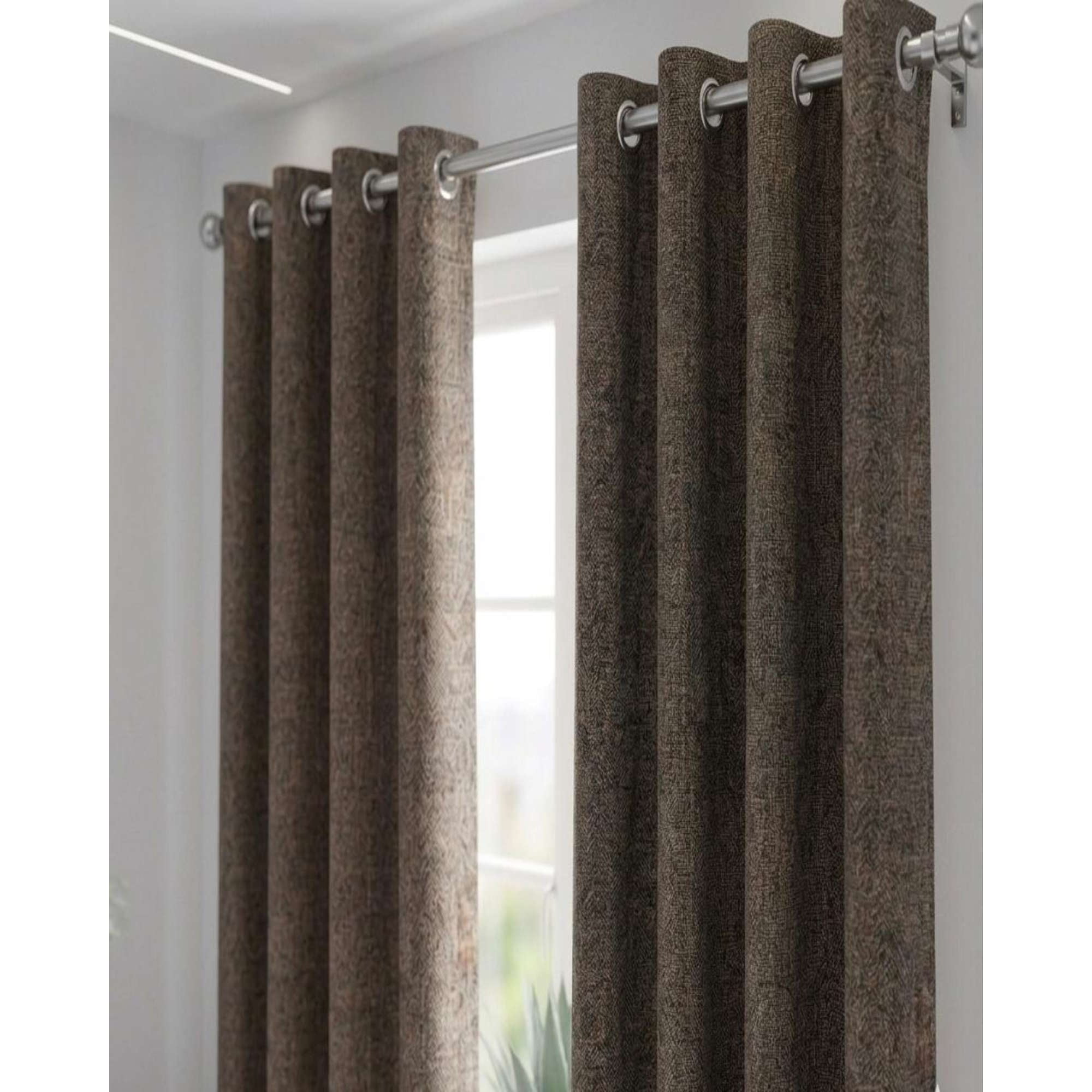 Mylhogar - Set 2 Cortinas Blackout Aislantes De Ojales Metalicos