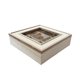 thumbnail image 1 of Caja De Té Mediana De Madera 9 Espacios Happiness, 1 of 1