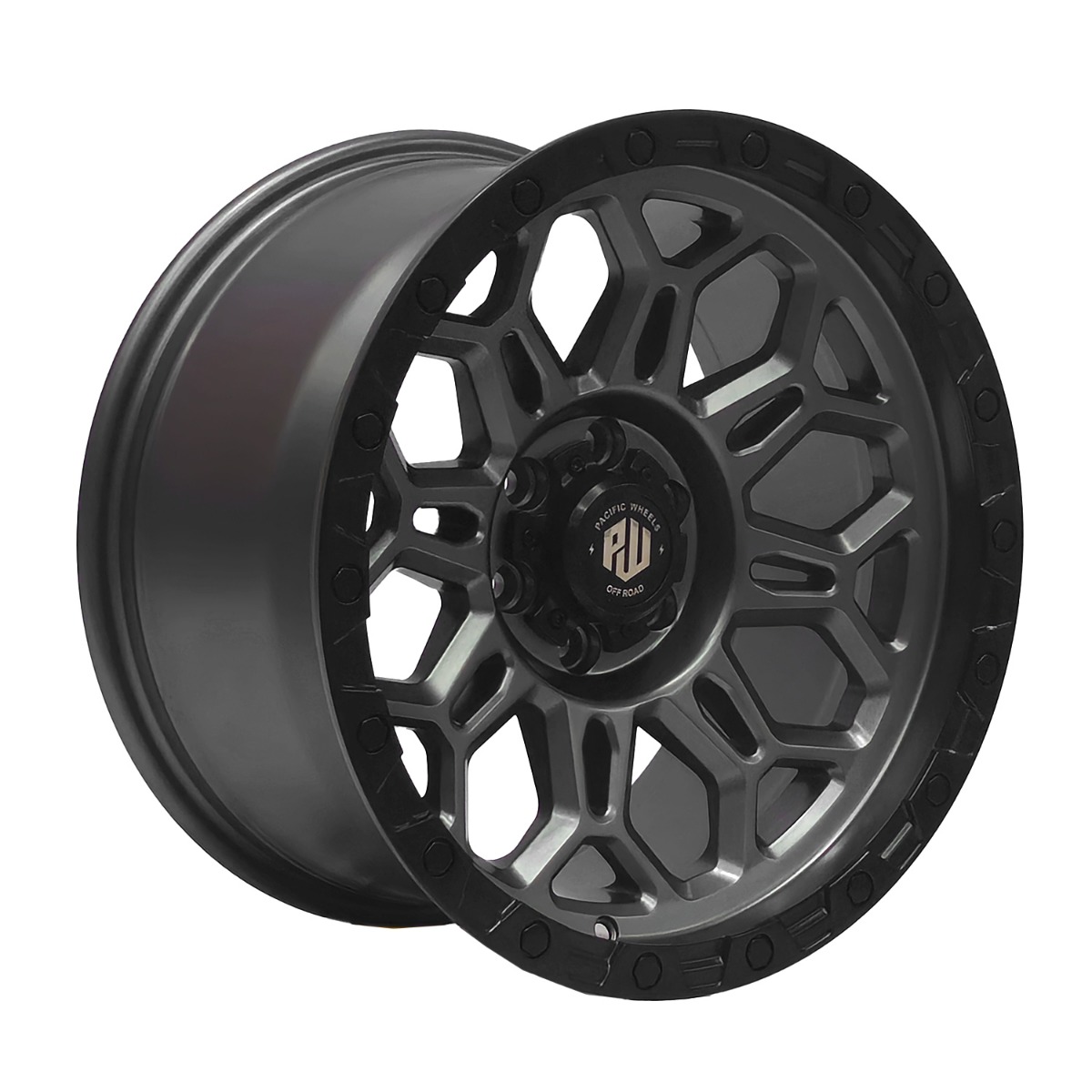 Pw Off Road - Set 4 Llantas 17X9 6X114 Et0 Fox Mg Lmb Br