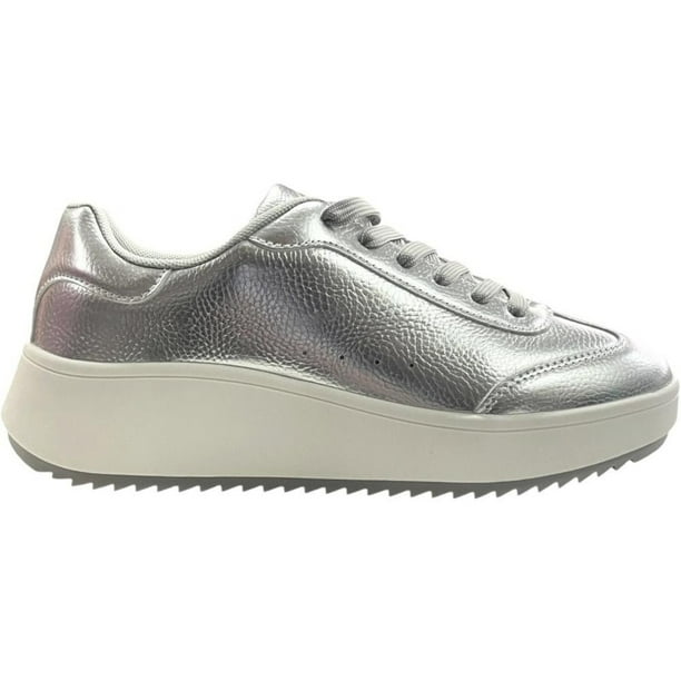 Zapatilla Urbana Mujer Plateado Alexa Detogni