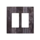 thumbnail image 1 of Tapa decorativa para enchufe Oilbiexn estilo madera vintage de 2 módulos, 1 of 8