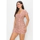 thumbnail image 4 of Vestido Ajustado con Volantes y Estampado Floral Fruncido, 4 of 5