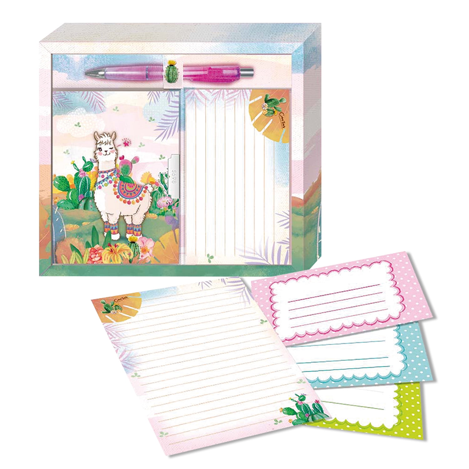 Set Diario, Lapiz, Sobres Y Esquelas 23x20 Cm Nobel Gift