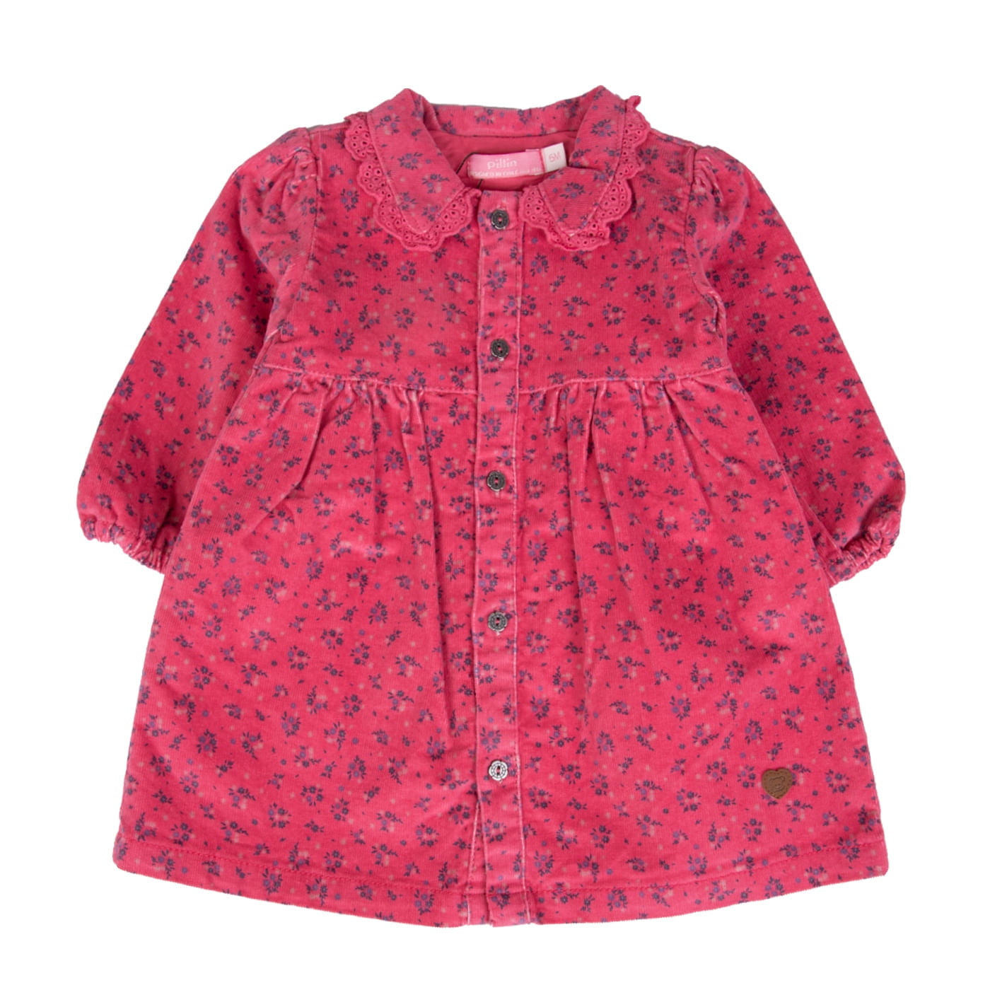 Vestido Bebé Niña Rosado Pillin