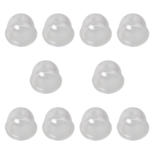 Bombilla de cebado para carburador de 22 mm, repuesto de reparación, montaje sencillo, transparente, para motosierra de 19 mm de altura, accesorio de 10 piezas