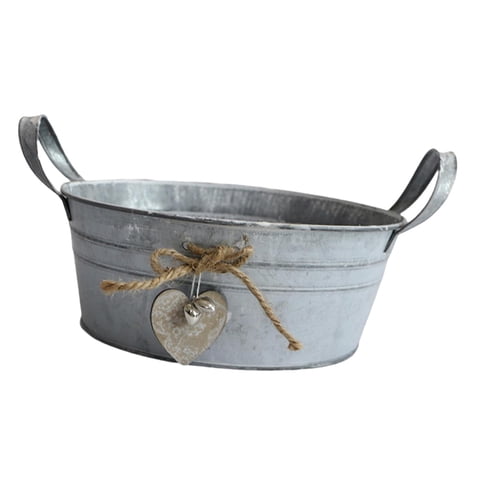 Ioensy - Cubos De Flores De Hierro Retro, Jardinera, Jardines De Patio, Macetas Decorativas, Casa De Campo