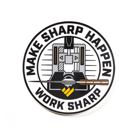 Sticker Work Sharp Afilado De Cuchillos Vinilo 7.6X7.6 Cm