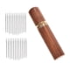 thumbnail image 1 of 24 Agujas De Enhebrado Automático Con Estuche De Madera Para Agujas Brown_Silver Needles, 1 of 5