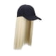 thumbnail image 1 of Peluca De Gorra De Béisbol Con Extensiones De Cabello Para Fiesta, Escenario, Actuación, Cabello Beige Decorativo, 1 of 5