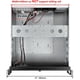 thumbnail image 2 of Chasis de servidor RackChoice 4U para montaje en rack, refrigeración líquida, 360 mm, 2 of 6