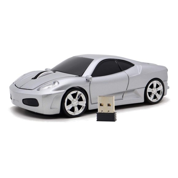 Ratón inalámbrico Ai5G con forma de coche deportivo 1600DPI USB 2.4GHz