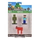thumbnail image 2 of Set 3 Figuras 6 Cms Toppeez Minecraft - Steve, 2 of 5