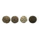 thumbnail image 2 of Set 3 Esferas De Fibra Cuerda Para Decoracion Pelota Marron, 2 of 7