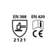 thumbnail image 3 of Guantes Ansell Ringers R-347 Rescue High Intensity Jobs Hi-Vis, 3 of 4