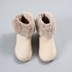 thumbnail image 2 of Pantufla Botin Gamuza Peludo Mujer Flores 33304-17, 2 of 3