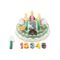 Kavi - Juguete Torta De Cumpleaños En Madera Para Niños 24Pzas
