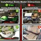 thumbnail image 4 of Fundas de asiento para carritos de golf que se adaptan a Club Car Precedent, DS y Yamaha, tela de ma, 4 of 8