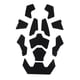 thumbnail image 4 of Pegatinas Para Casco De Corte Alto, Accesorios Para Casco Rápido, Exterior Modificado, 11 Unidades/juego, Color Negro, 4 of 5
