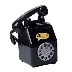 Bothyi - Retro Teléfono Alcancía Dial Teléfono Dinero Ahorro Tarro Para Estante Escritorio