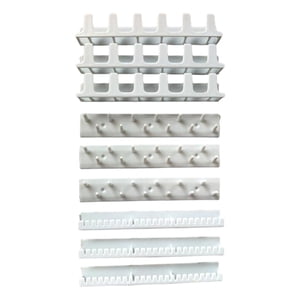 Bothyi - 9X Adhesivo Joyero Organizador Montado En La Pared Ganchos Estante Colgador De Collares