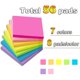 thumbnail image 2 of Notas Adhesivas Vanpad 56 Bloques 7 Colores 7,6x7,6 cm, 2 of 9