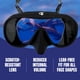 thumbnail image 3 of Máscara de buceo SCUBA Network Spartacus sin marco negra, 3 of 9