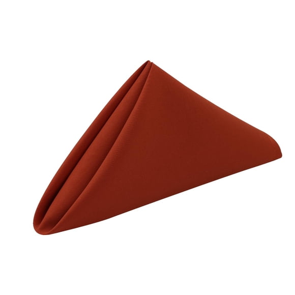 Servilletas de Tela KOFFOTA 46 cm Color Óxido, Juego de 8